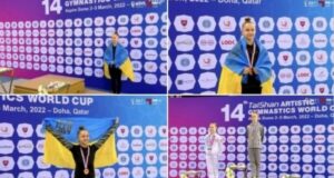 Украинска гимнастичарска одбила да застане на подиум со Русинки