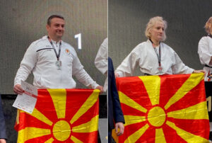 Сребрени медали за Аљоша и Јадранка Недеви на Интерконтиненталниот куп во традиционално карате во Вроцлав (ФОТО)